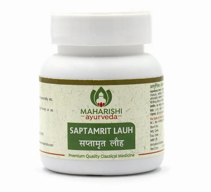 Саптамрит Лаух  40 табл Maharishi Ayurveda Saptamrit Lauh