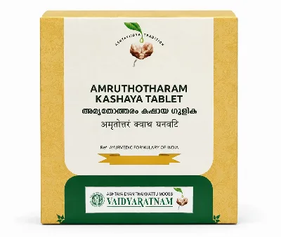 Амрітоттарам Кашая 100 табл Vaidyaratnam Amruthotharam Kashaya Gulika