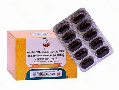 Амрітоттарам Кашая 100 табл Vaidyaratnam Amruthotharam Kashaya Gulika