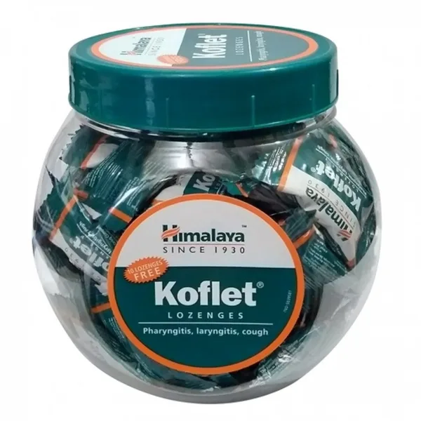 Льодяники від кашлю Кофлет 75 шт Himalaya Koflet Lozenges 75