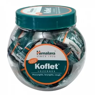 Льодяники від кашлю Кофлет 75 шт Himalaya Koflet Lozenges 75