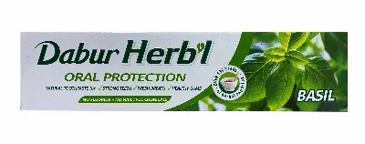 Зубна паста Базилік 150 г Dabur Herb'l Basil Toothpaste 150g