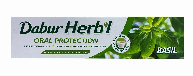 Зубна паста Базилік 150 г Dabur Herb'l Basil Toothpaste 150g