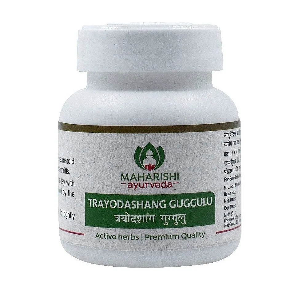 Трайодашанг Гуггул 60 табл Maharishi Ayurveda Trayodashang Guggulu