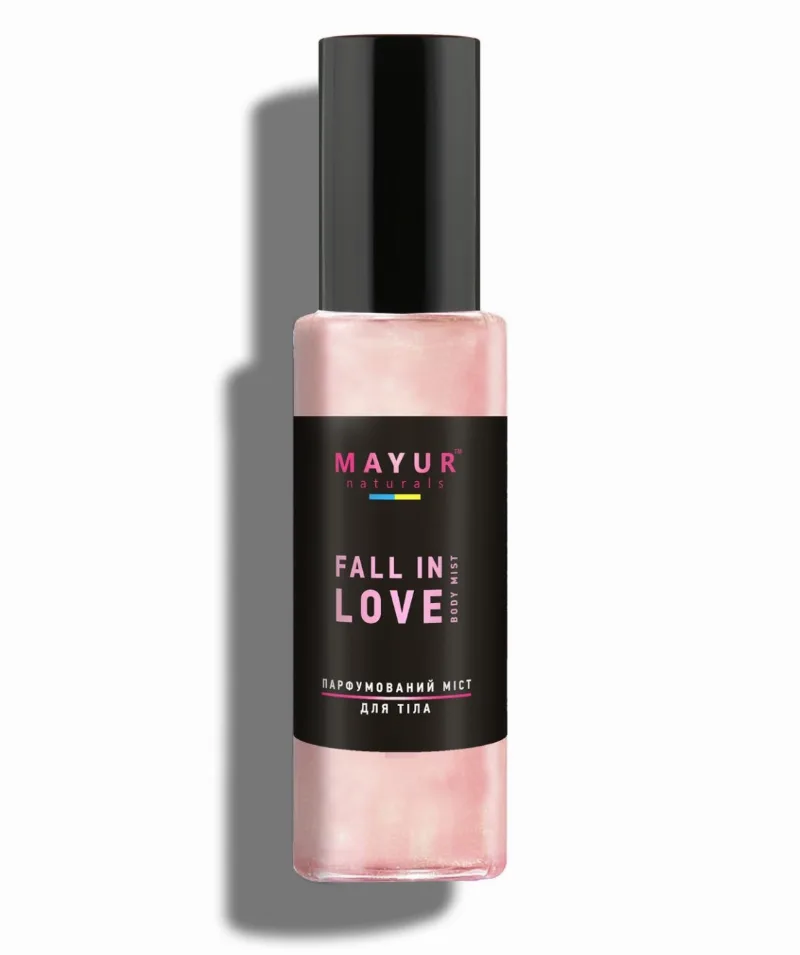 Парфумований зволожуючий міст для тіла Fall in Love 100 мл Mayur Body Mist Fall in Love