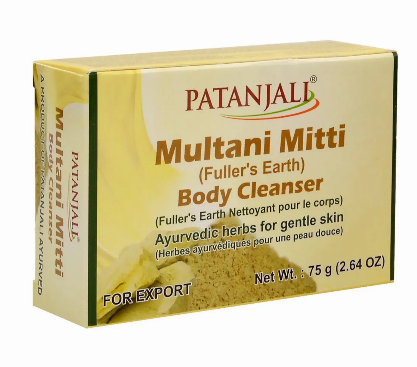 Мило для тіла з глиною 75 г Patanjali Multani Mitti Body Cleanser 75g