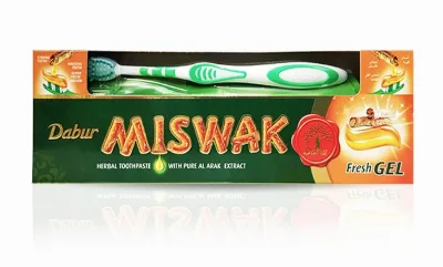 Зубная паста-гель Мисвак 150 г + щетка Dabur Miswak Fresh Gel 150g + Toothbrush