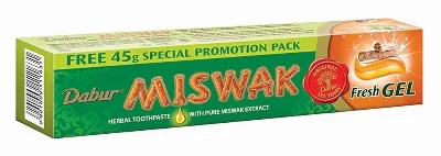 Зубна паста-гель Місвак 135 г Dabur Miswak Fresh Gel 135g