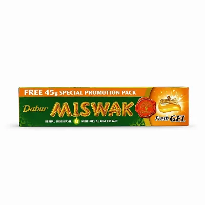 Зубна паста-гель Місвак 60 г Dabur Miswak Fresh Gel 60g