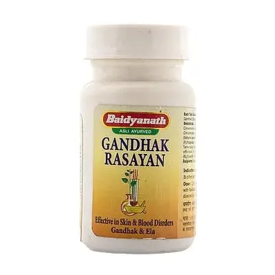 Гандхак расаяна 40 табл Baidyanath Gandhak Rasayan