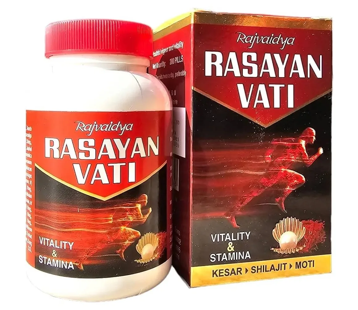 Расаян Ваті 200 табл Rajvaidya Rasayan Vati
