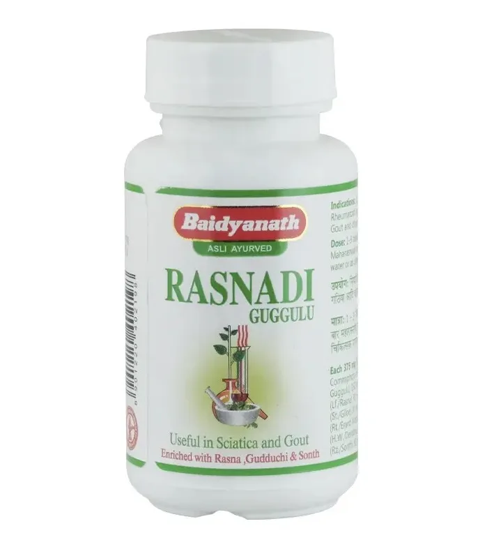 Раснаді Гуггул 80 табл Baidyanath Rasnadi Guggulu