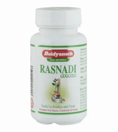 Раснаді Гуггул 80 табл Baidyanath Rasnadi Guggulu