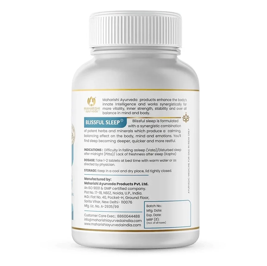 Блісфул Сліп 60 табл Maharishi Blisfull Sleep