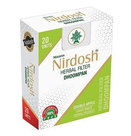 Нірдош Яблуко 20 шт Maans Nirdosh Herbal Filter Dhoompan Double Apple