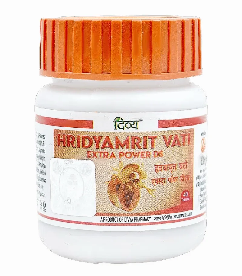 Хрідьямріт Ваті ДС 40 табл Patanjali Divya Hridyamrit Vati Extra Power DS
