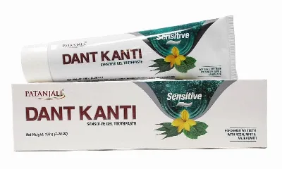 Зубна паста-гель Дант Канті для чутливих зубів 150 г Patanjali Dant Kanti Sensitive Gel Toothpaste