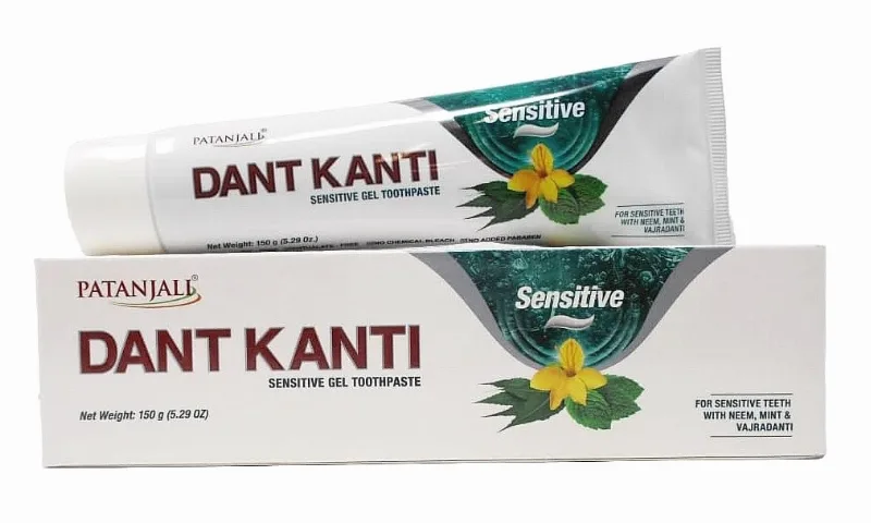 Зубна паста-гель Дант Канті для чутливих зубів 150 г Patanjali Dant Kanti Sensitive Gel Toothpaste