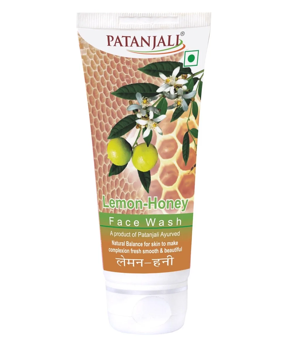 Гель для вмивання Лимон Мед 60 г Patanjali Lemon Honey Face Wash