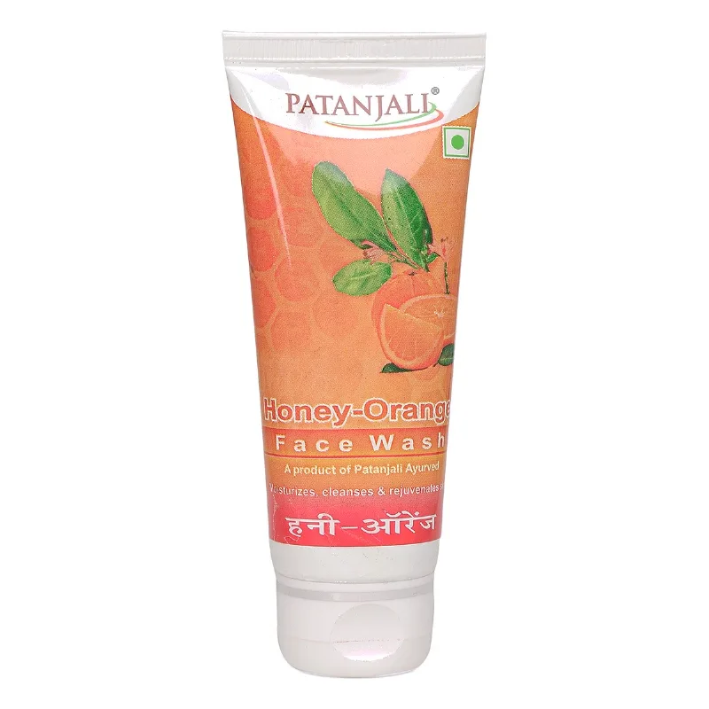 Гель для вмивання Мед Апельсин 60 г Patanjali Honey Orange Face Wash