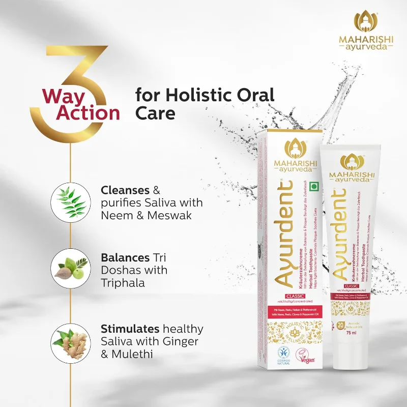 Зубна паста Аюрдент Класік 75 мл Maharishi Ayurveda Ayurdent Classic
