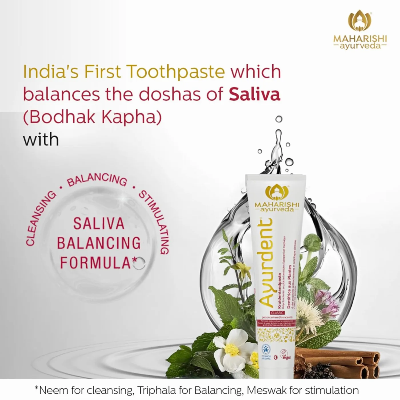 Зубна паста Аюрдент Класік 75 мл Maharishi Ayurveda Ayurdent Classic
