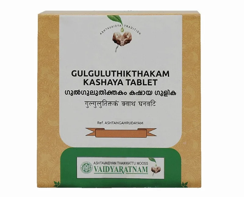 Гугулутіктакам Кашая (Кватхам) 100 табл Vaidyaratnam Gulguluthikthakam Kashaya