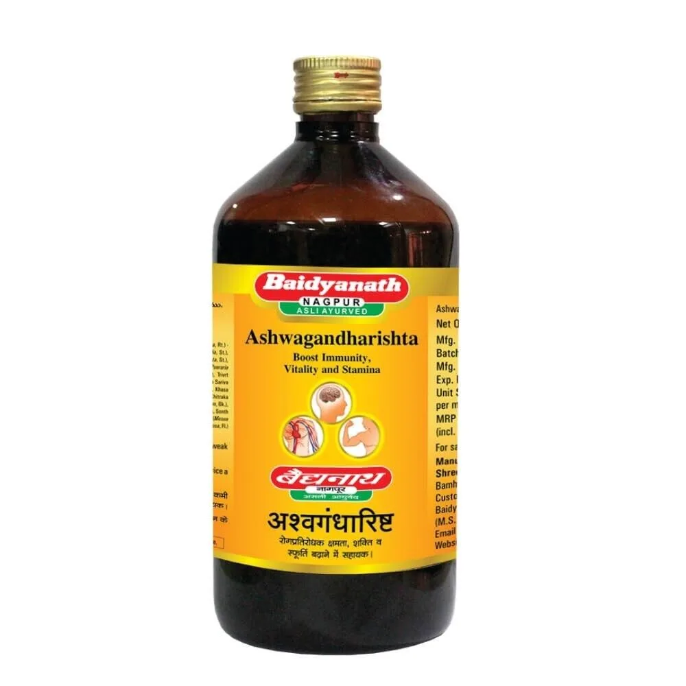 Ашвагандха Рішта 450 мл Baidyanath Ashwagandharishta