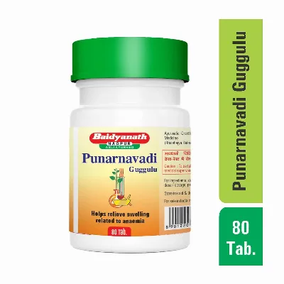 Пунарнавади гуггул 80 табл Baidyanath Punarnavadi guggulu