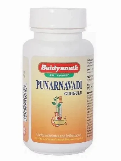 Пунарнаваді гуггул 80 табл Baidyanath Punarnavadi guggulu