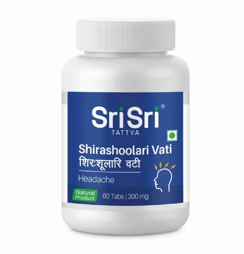 Ширашуларі Ваті 60 табл Sri Sri Tattva Shirashoolari Vati
