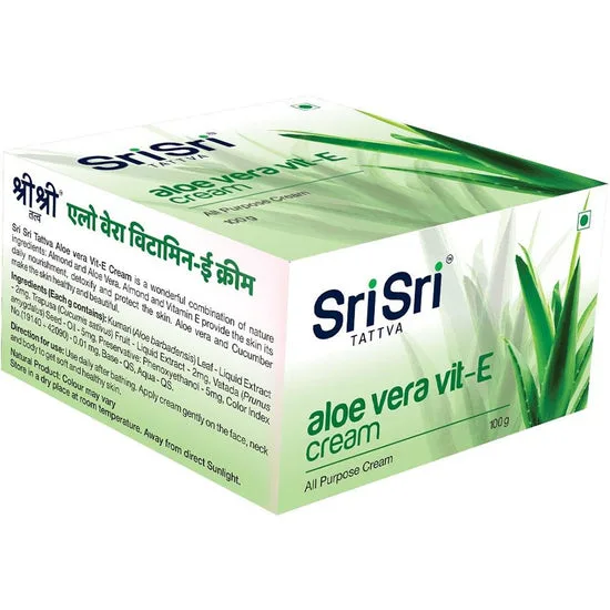 Крем універсальний з Алое вера 100 г Sri Sri Tattva Aloe Vera Vit - E Cream