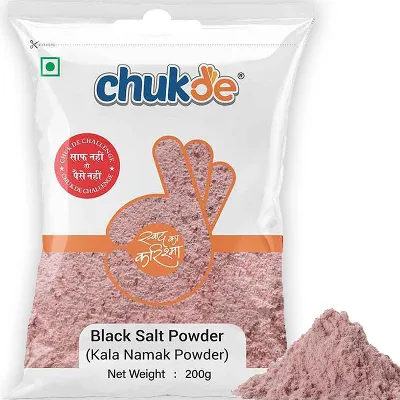 Сіль чорна 200 г Chukde Spices Black Salt Kala Namak