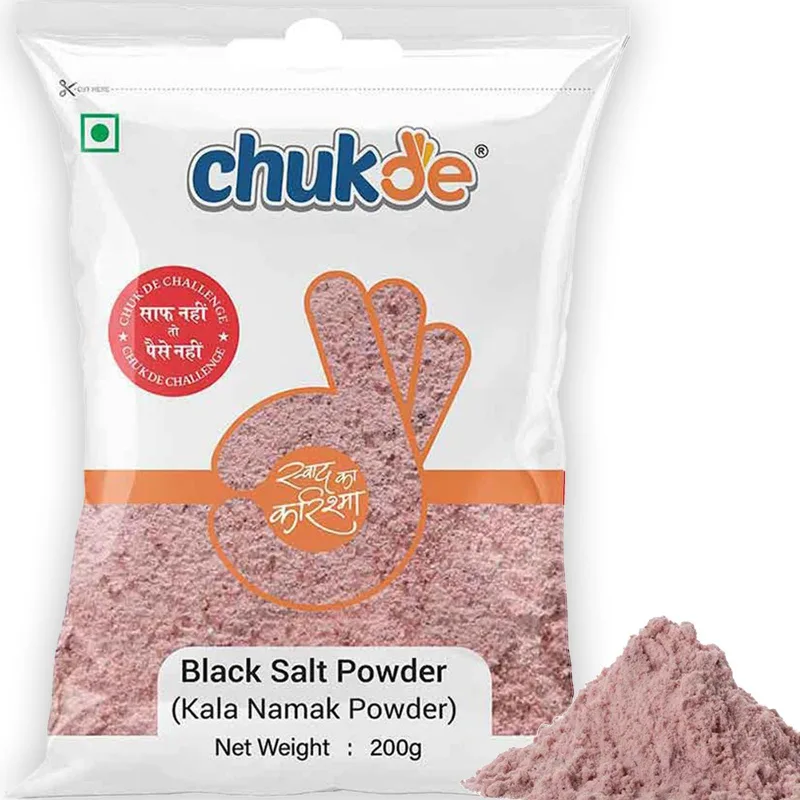 Сіль чорна 200 г Chukde Spices Black Salt Kala Namak