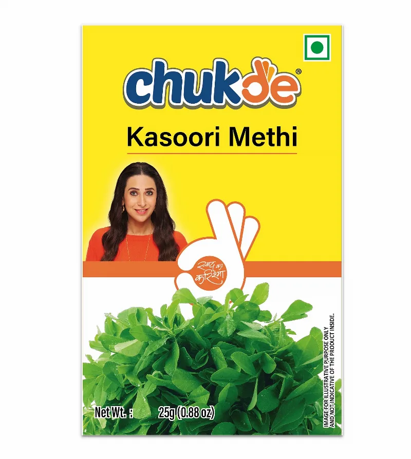 Листья пажитника сушеные 25 г Chukde Spices Kasoori Methi