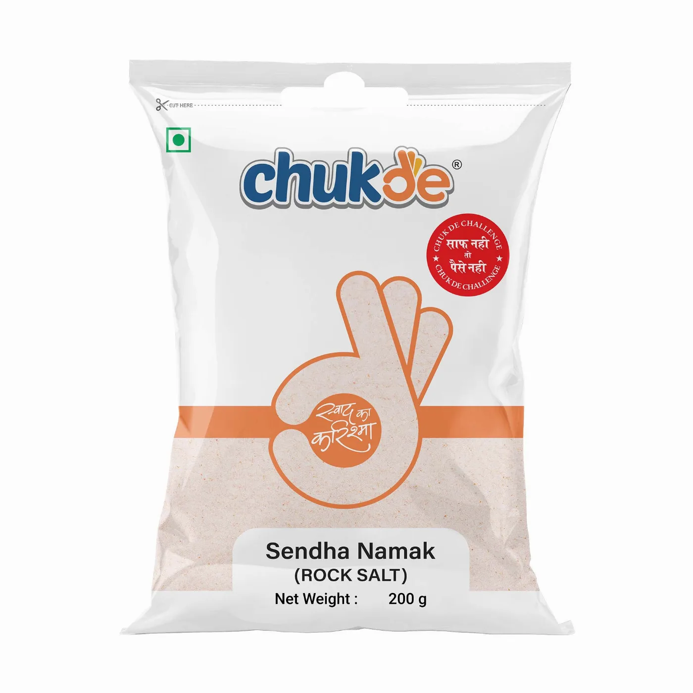 Сіль рожева 200 г Chukde Spices Rock Salt Sendha Namak