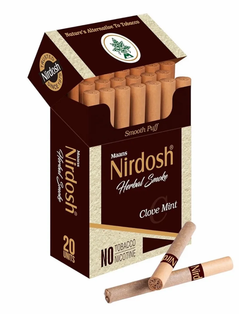 Нірдош Гвоздика М’ята 20 шт Maans Nordosh Herbal Smoke Clove Mint