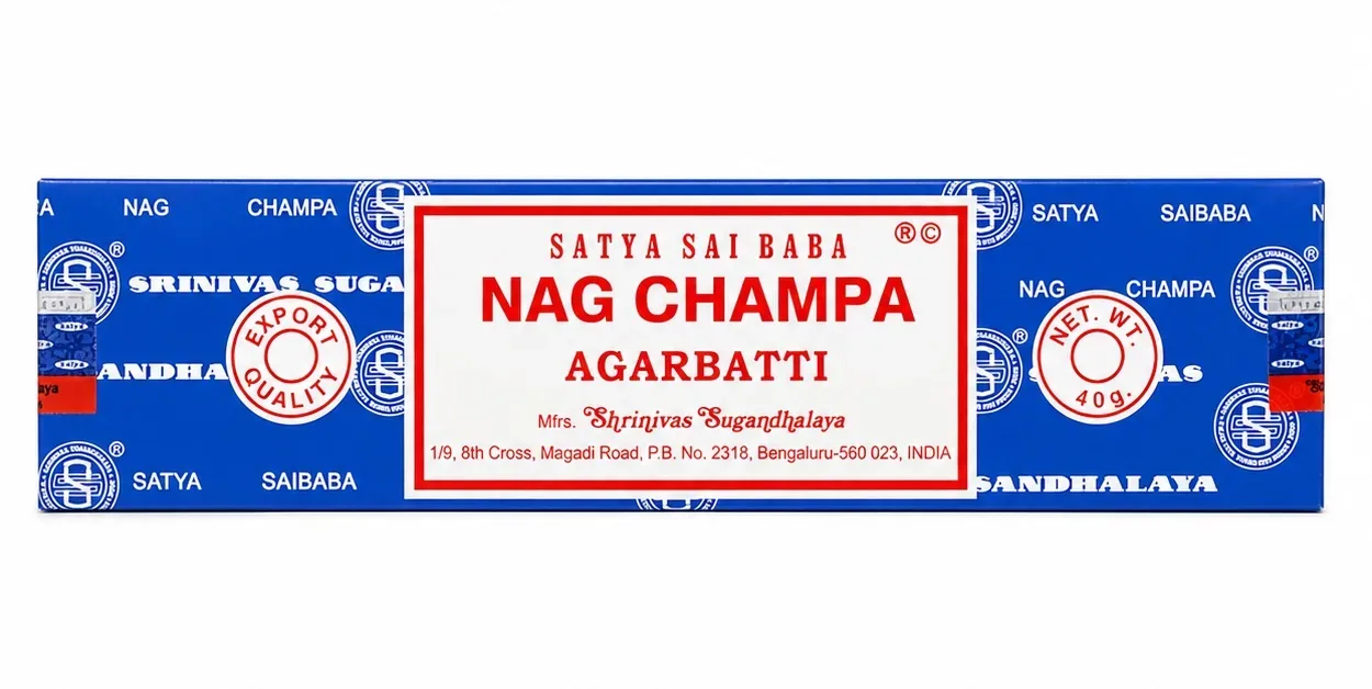 Ароматичні палички Наг Чампа 15 г Satya Sai Baba Nag Champa 15 g