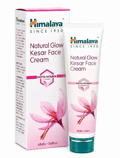 Крем для обличчя освітлювальний з шафраном 25 мл Himalaya Natural Glow Kesar Face Cream