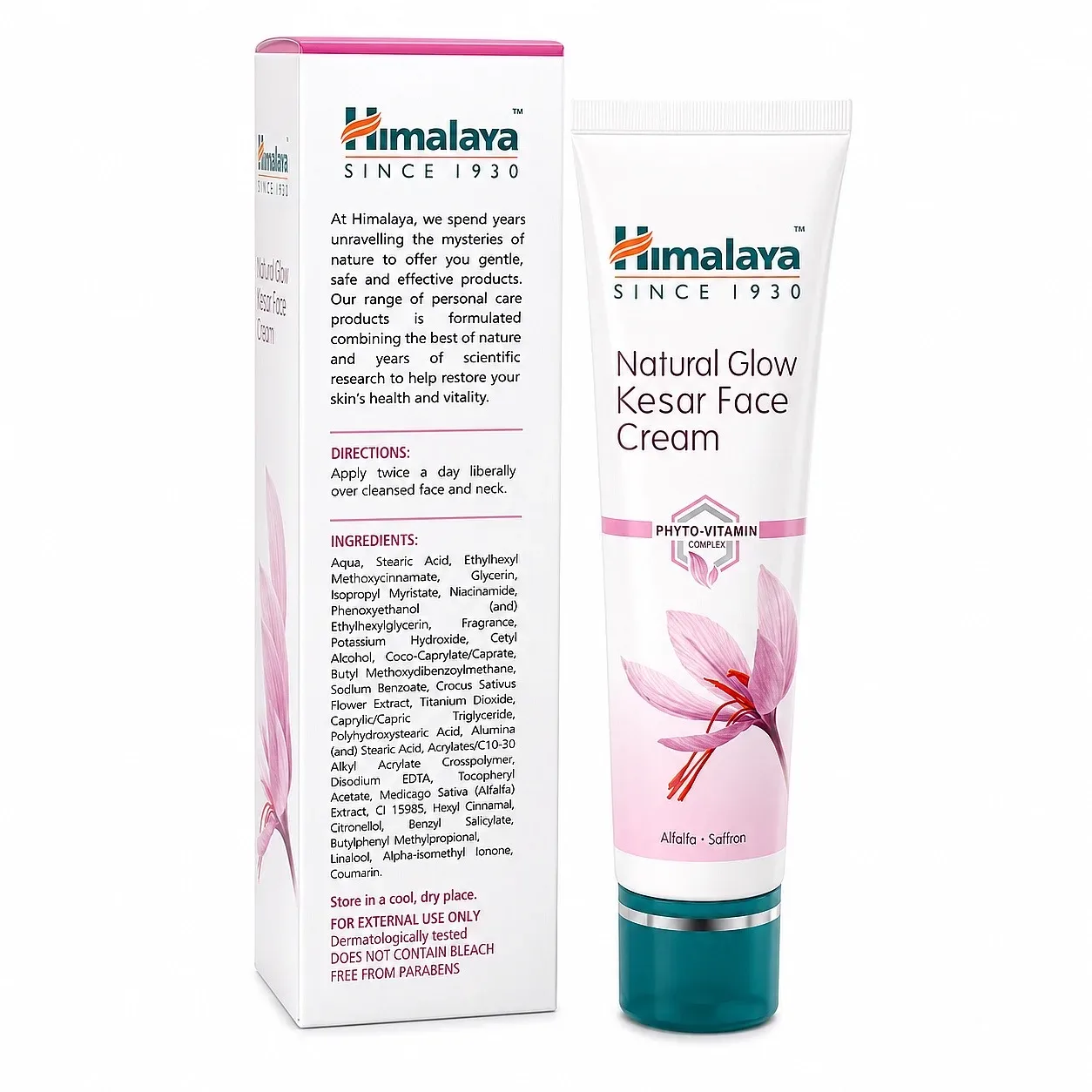 Крем для обличчя освітлювальний з шафраном 25 мл Himalaya Natural Glow Kesar Face Cream