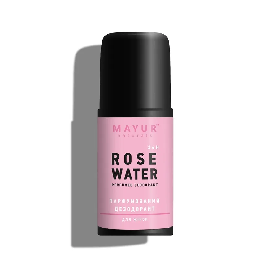 Дезодорант натуральний «Троянда» 50 мл Mayur Rose Water Perfumed Deodorant