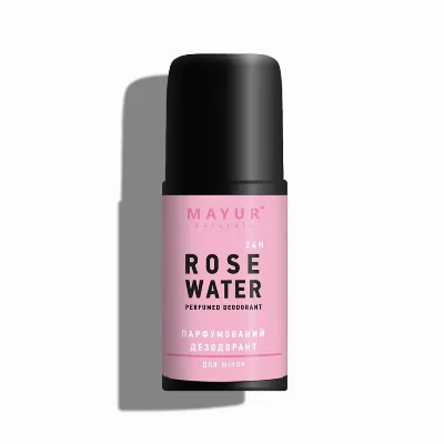 Дезодорант натуральний «Троянда» 50 мл Mayur Rose Water Perfumed Deodorant