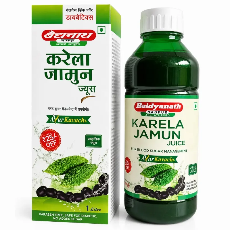 Сік карели і джамуну 1 л Baidyanath Karela Jamun Juice