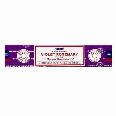 Аромапалички Фіалка та розмарин 15 г Satya Violet Rosemary