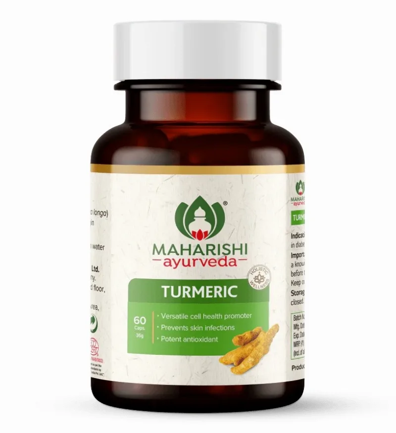 Куркума органічна 60 капс Maharishi Ayurveda Organic Turmeric
