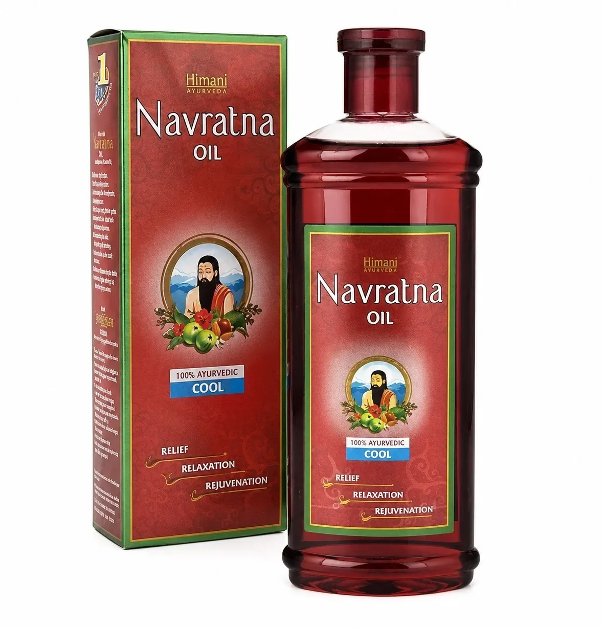 Олія охолоджуюча Навратна 50 мл Himani Navratna Oil
