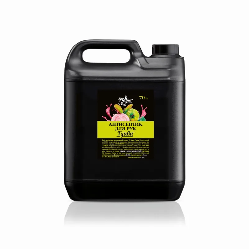 Антисептик для рук «Гуава» 5 л Mayur Guava Hand Sanitizer 5 L