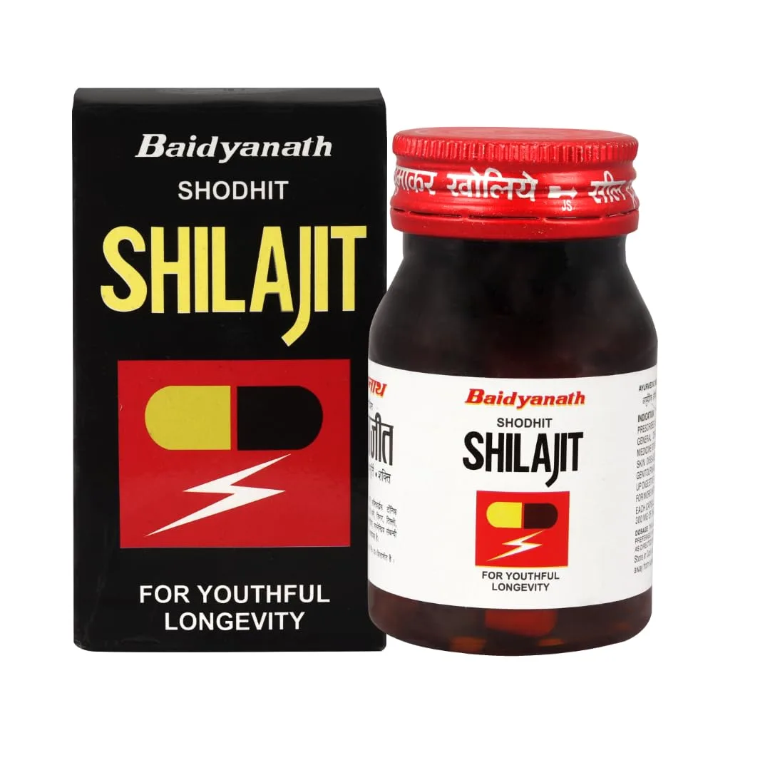 Шіладжит 30 капс Baidyanath Shodhit Shilajeet 30 caps