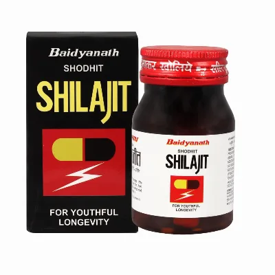 Шіладжит 30 капс Baidyanath Shodhit Shilajeet 30 caps