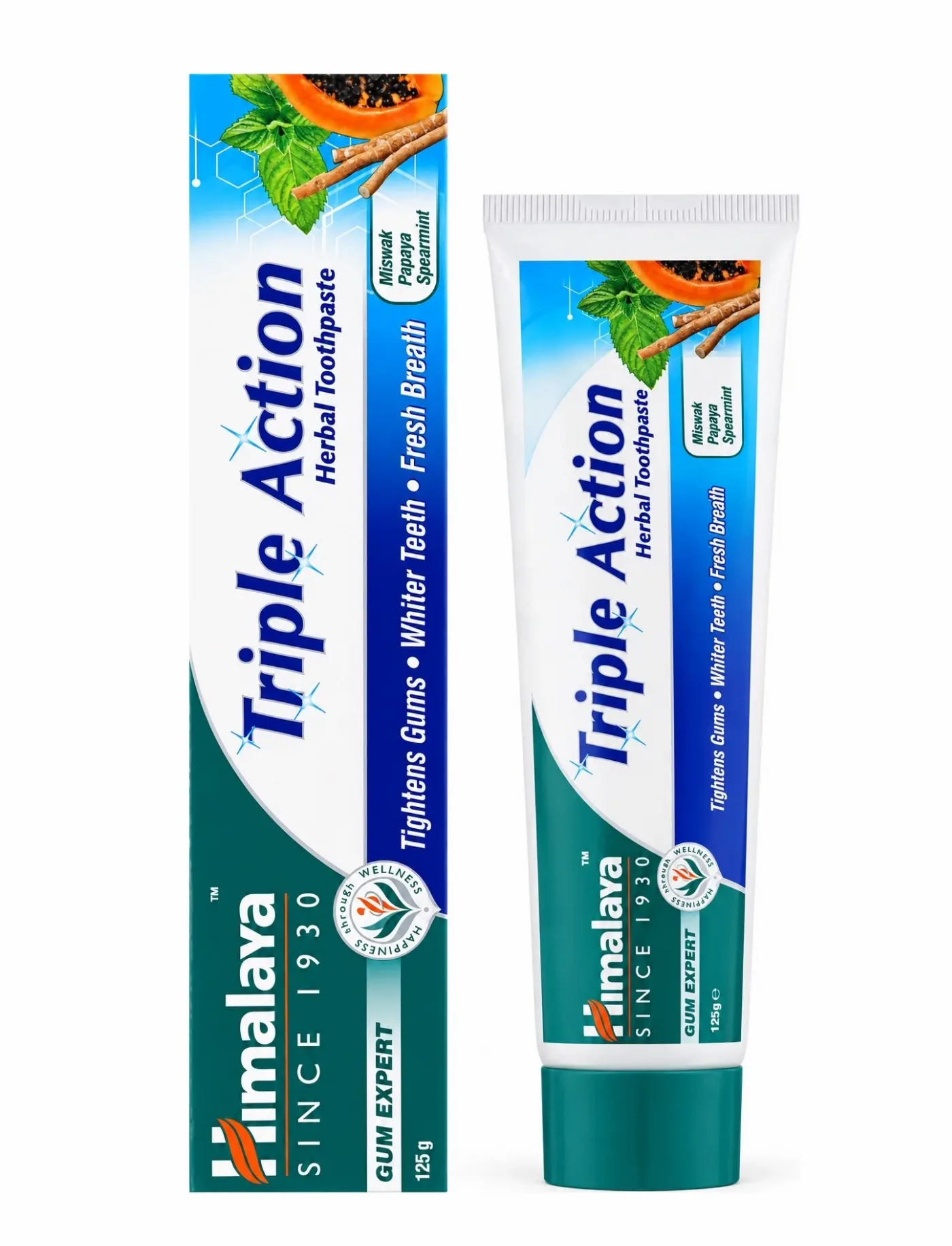Зубна паста Потрійна дія 125 г Himalaya Herbals Triple Action